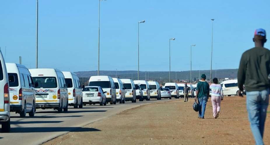 Minibus taxis ferry 65% of South African commuters daily. - Source: Thamsanqa Mbovane/GroundUp
