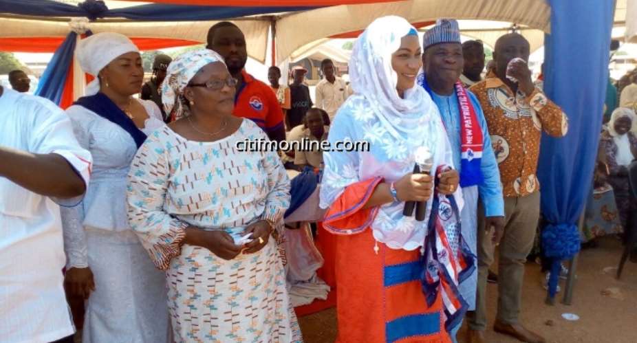 Samira Bawumia campaigns in Northern Region