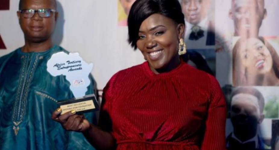 Adom TV's Tima Kumkum Wins Showbiz Star Foundation of the Year
