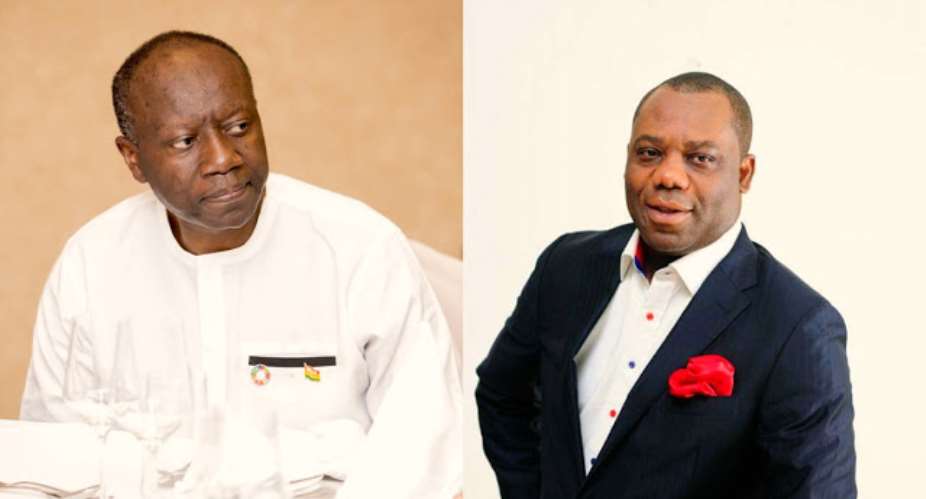 The Finance Minister, Ken Ofori Atta and Minister of Education, Matthew Opoku Prempeh