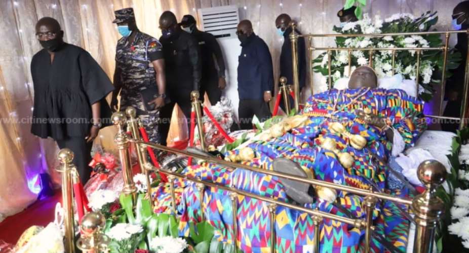 Akufo-Addo, Bawumia And Speaker Mourn Late Mfansteman MP At Funeral