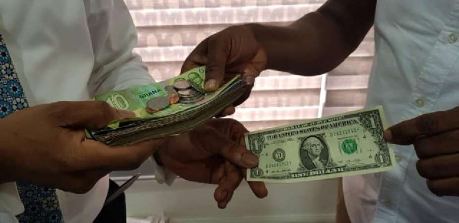 Tuesday: Cedi slips against dollar on major money transfer services, BoG interbank by 1 pesewa