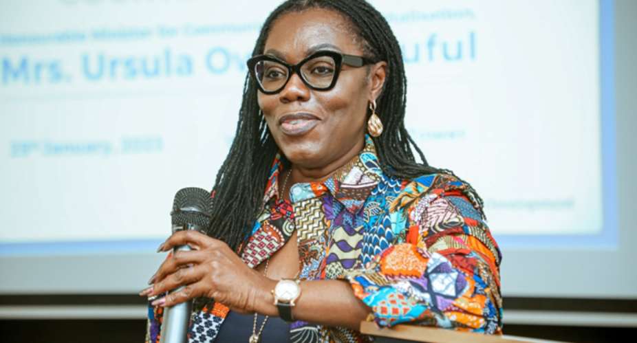 Minister for Communications and Digitalisation, Ursula Owusu-Ekuful
