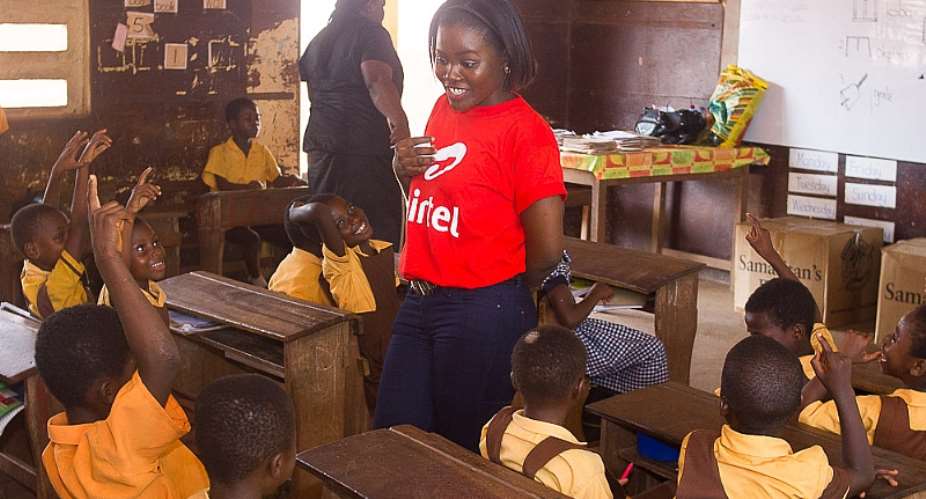 Airtel Ghana Employees Share The Joy Of Christmas With Pupils Of La Wireless Cluster Of Schools