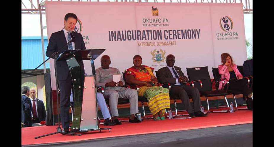 Bono Region: ENI, Ghana govt inaugurate Okuafo Pa Agri-Business Centre