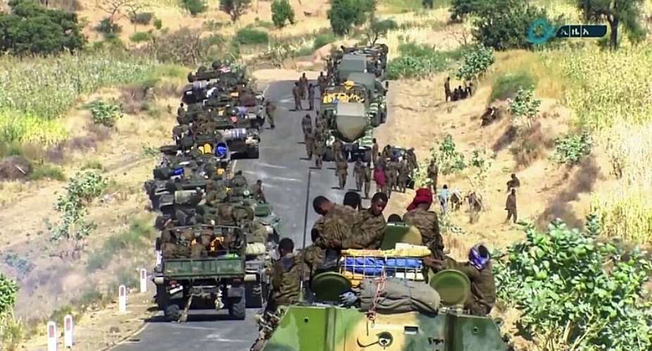 Ethiopia says army in control of Tigray capital as more rockets target Eritrea