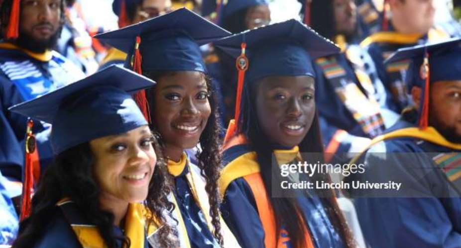 Students celebrate their graduation