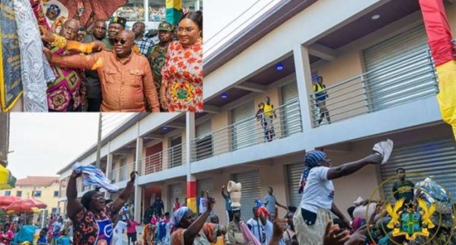 E/R: Akufo-Addo commissions Akim Oda ultra-modern market complex