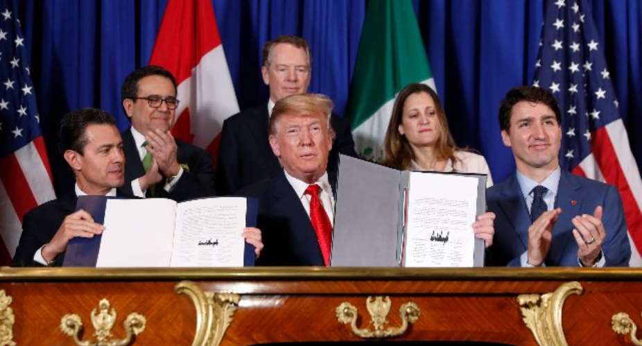 Trump Renegotiates Trade Deal with Mexico, Canada