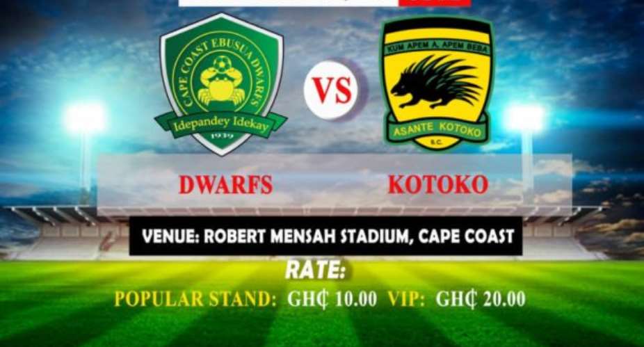 Ebusua Dwarfs To Engage Asante Kotoko In Friendly Match On December 6