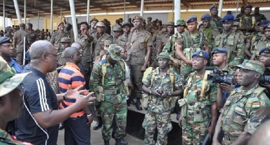 Special Voting: Mahama woos security personnel for votes