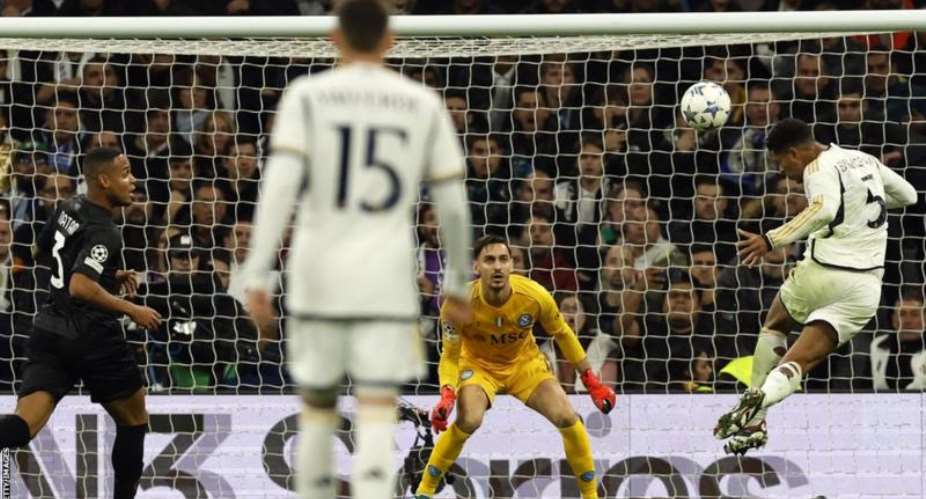 Jude Bellingham has scored four goals in his four Champions League appearances for Real Madrid this season