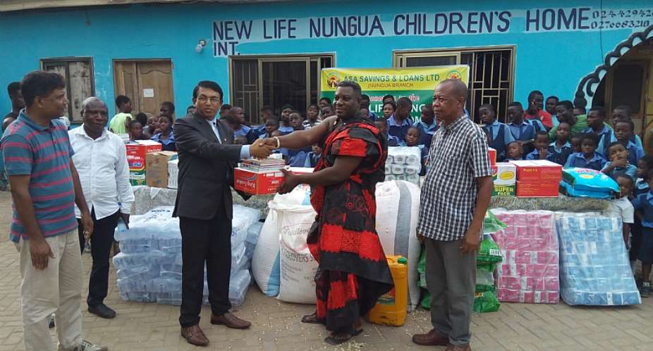 ASA Savings And Loans Donate To Nungua Orphanage