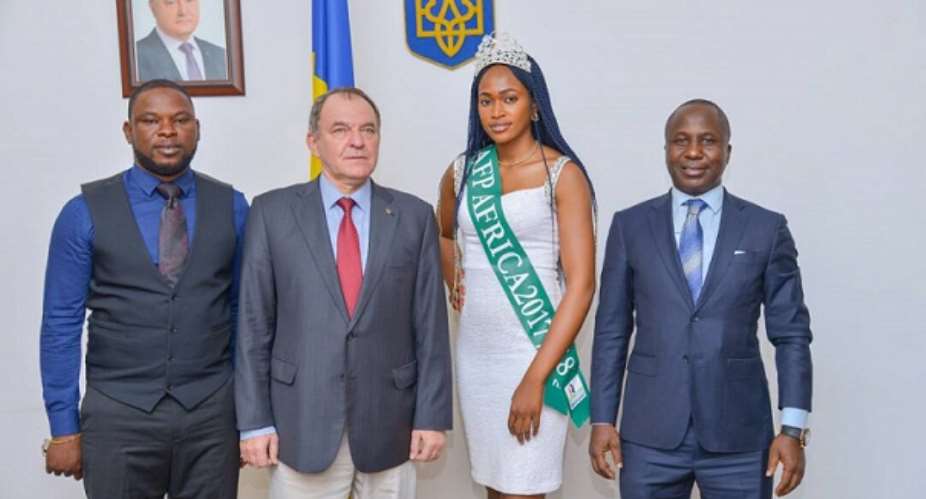 Miss Ambassador For Peace Africa Confirms Partnership With Ukraine Embassy On Peace Education Campaign