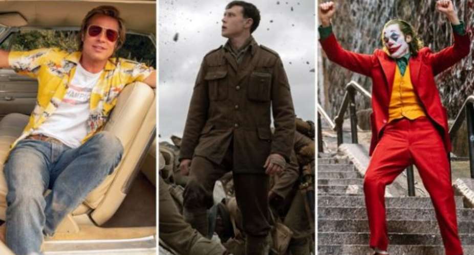 Left-right: Once Upon A Time... in Hollywood, 1917 and Joker could be strong contenders