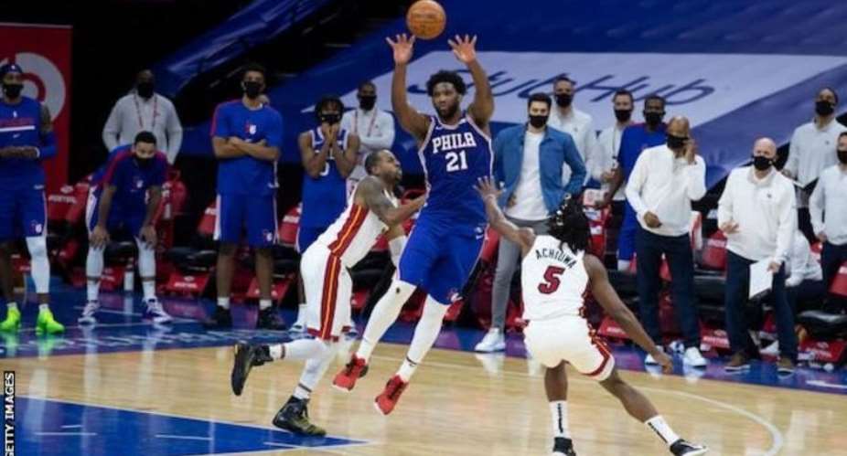 Joel Embiid scored 35 points in the second half