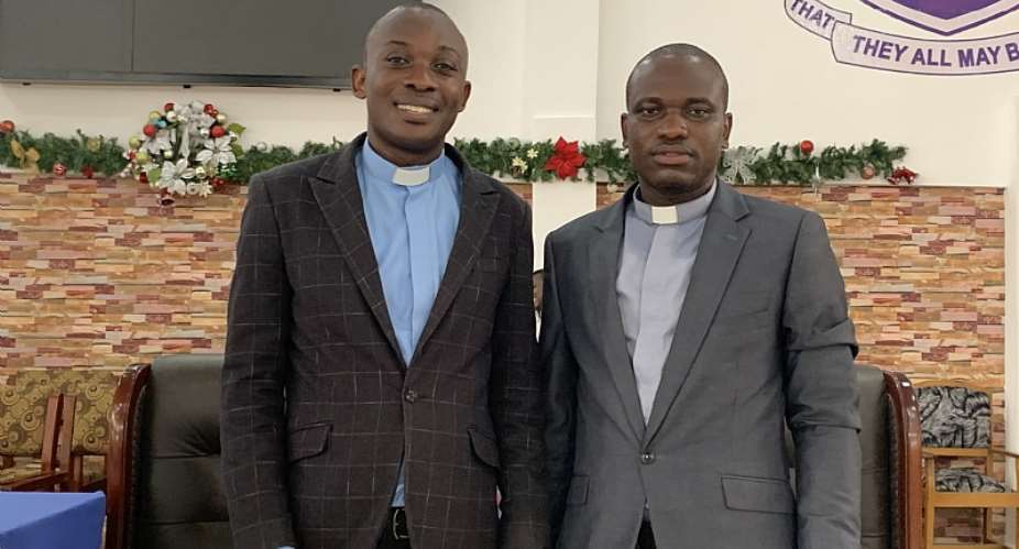 In Picture left-right: Rev. Abraham Opoku-Baffour and Rev. Patrick Boatey