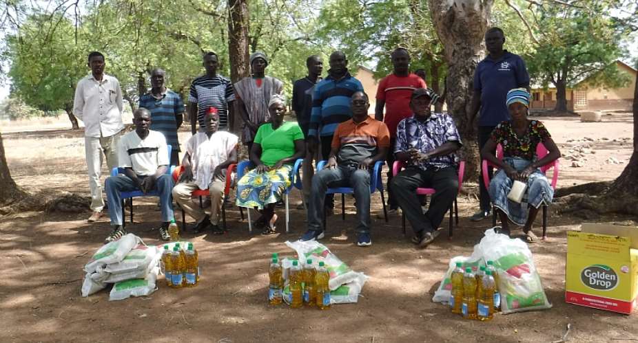 Deputy CEO of SIF donates to his constituents in Nandom