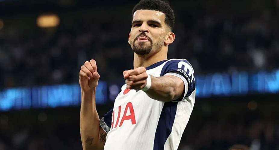 Getty ImagesImage caption: Dominic Solanke is the first player to score four goals in their first eight Premier League games for Tottenham since Rafael van der Vaart in 2010-11