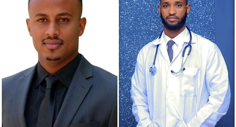 Jibril Mohamed and Dr Kassahun Deyassa