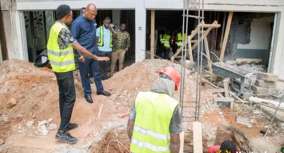 Ablakwa inspects VIP Lounge refurbishment at KIA