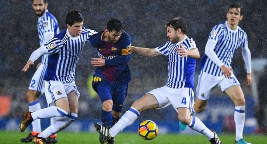 Barca Fight Back To End Anoeta Curse Against Real Sociedad