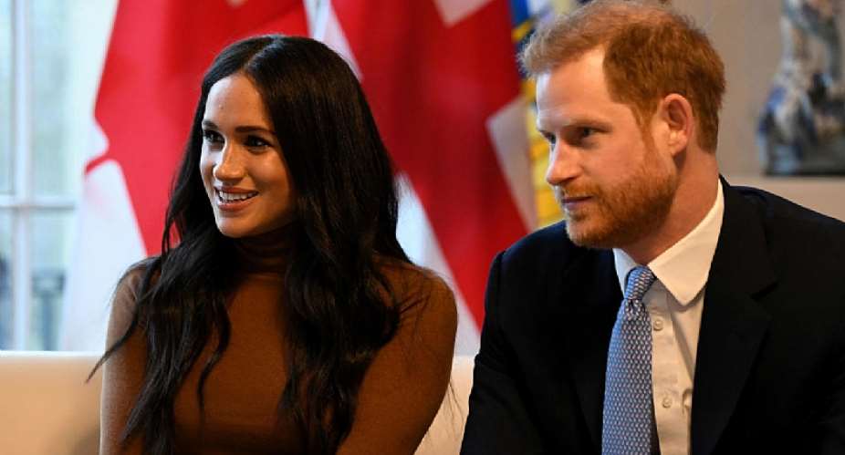 Prince Harry and his wife Meghan visit Canada House in London on January 7, 2020.  Daniel Leal-Olivas, Reuters