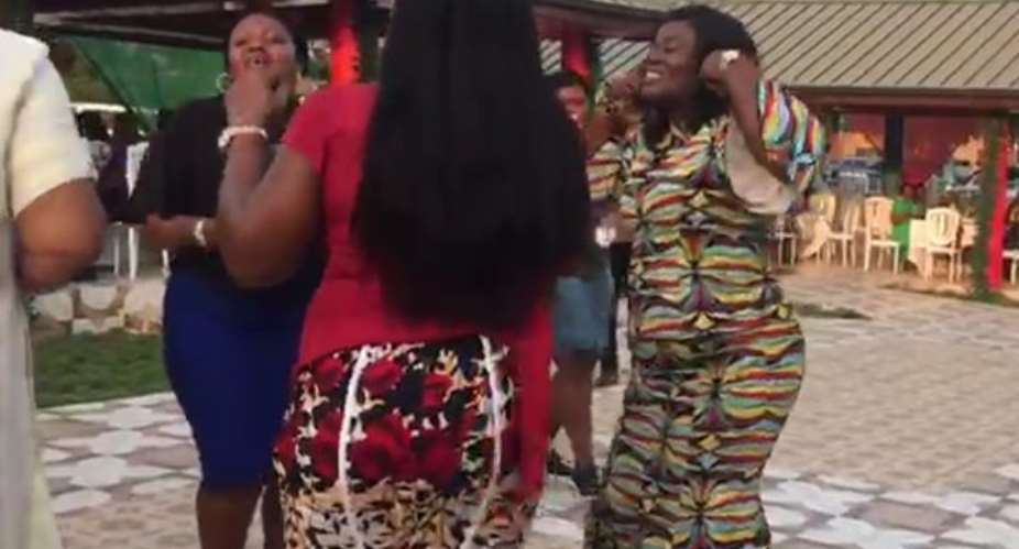Watch Former CID Boss, Maame Tiwaa Dances To Daddy Lumba's 'Aben Woha'