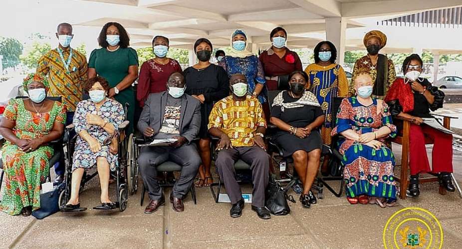 Abena Cecilia Dapaah swears in new board of disabilities council for Gender Ministry