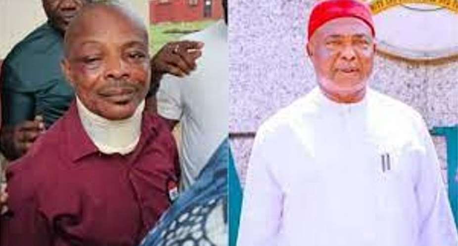 Joe Ajaero, President of Nigeria Labour Congress and  Governor Uzodimma