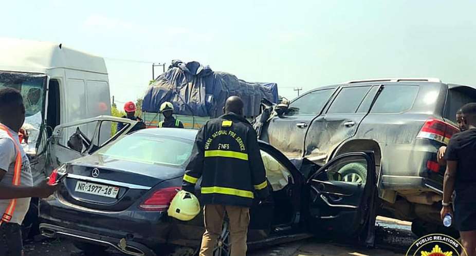 How accident involving Samira Bawumia occurred at Ohene-Nkwanta
