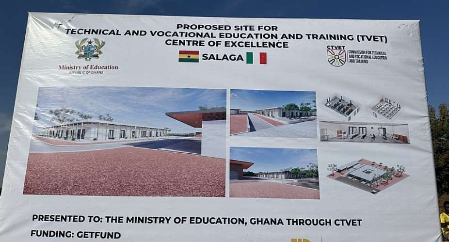 CTVET begins construction of TVET Centre of Excellence in Salaga to boost skills development