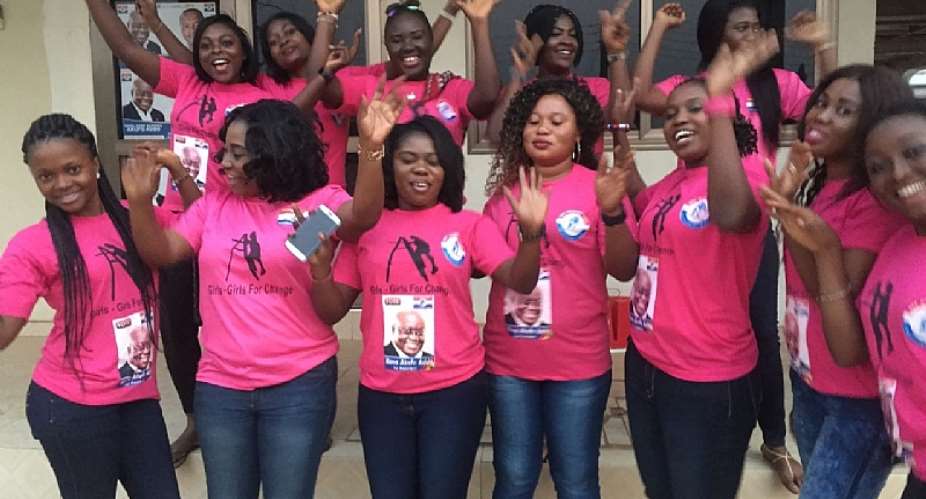 Girls Girls For Nana Addo Jubilates Over Otiko's Nomination As Minister-Designate For Gender And Social Protection