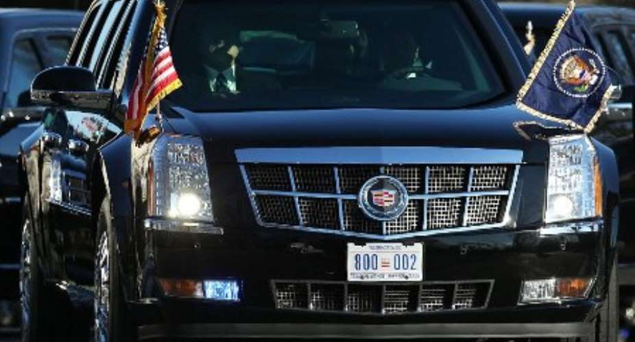 Trumps brand new bulletproof car to make debut on inauguration day