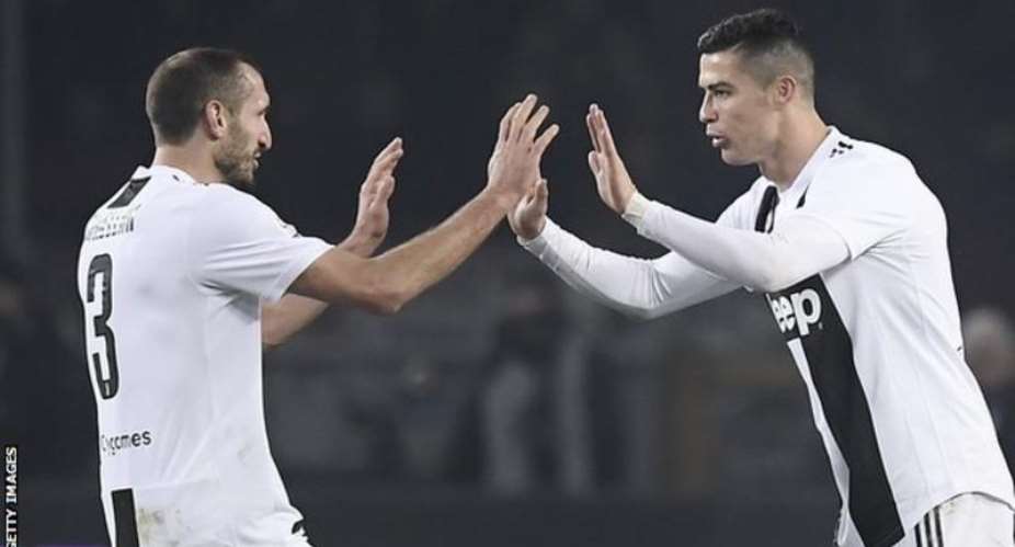 Cristiano Ronaldo Makes Juventus Champions League Contenders, Says Giorgio Chiellini