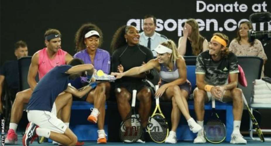 Rally For Relief: Federer, Serena And Djokovic Play In Charity Match