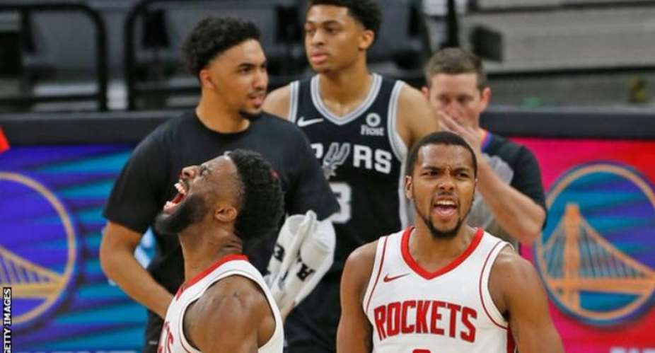 Houston Rockets came back to win 109-105 against San Antonio Spurs