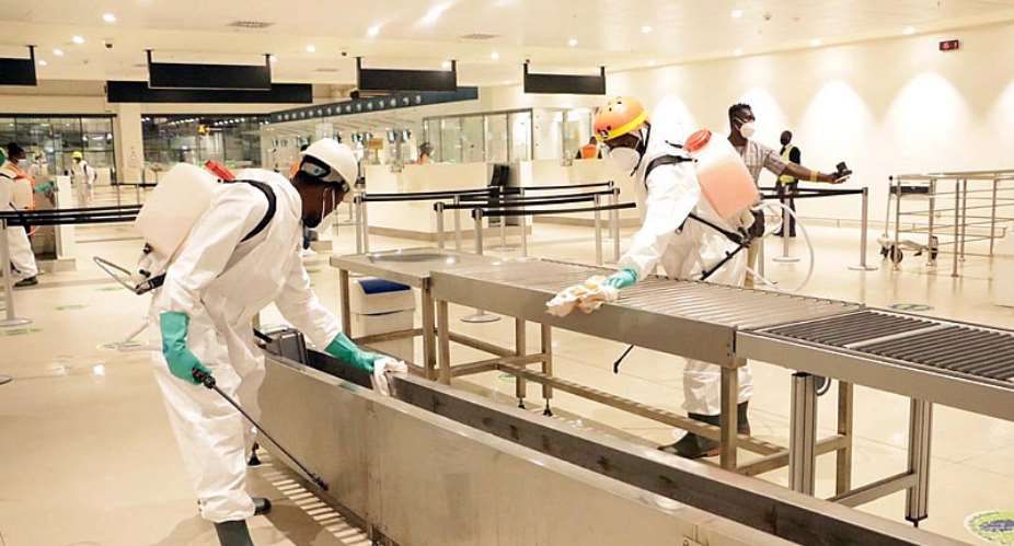 Kotoka International Airportundergoes massive disinfection