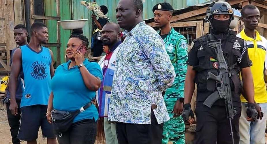 Kwahu West Assembly orders demolition of illegal structures at Nkawkaw Agbogbloshie Market over stabbing incident