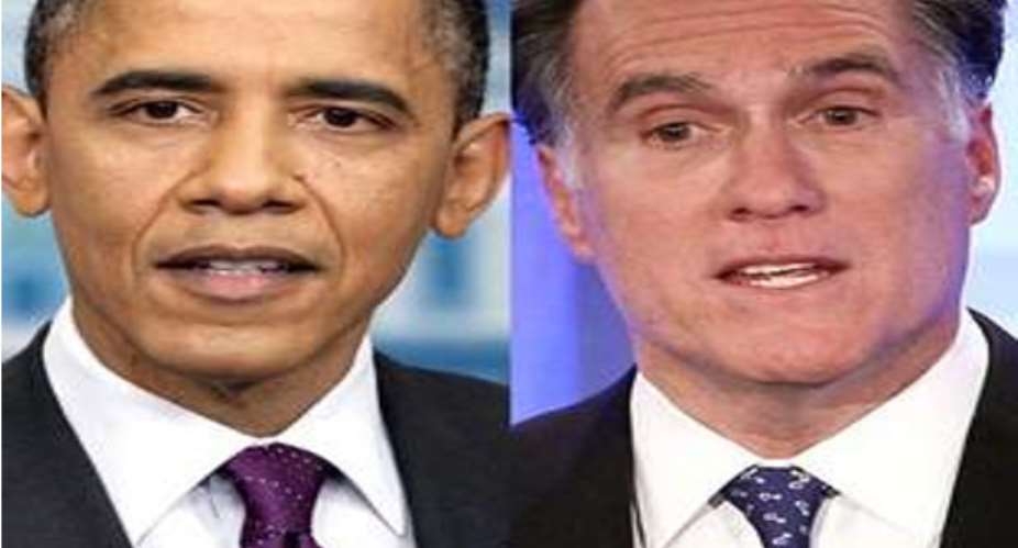 Obama and Mitt Romney