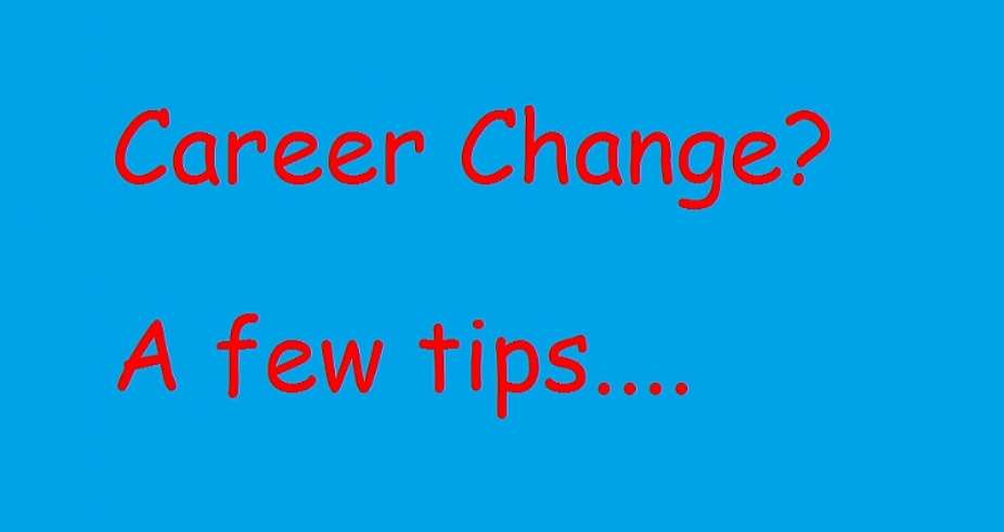 Career Change - a few tips