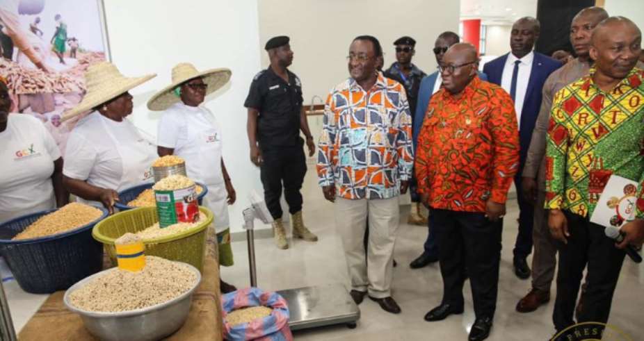 President Akufo-Addo Inaugurates Ghana Commodity Exchange