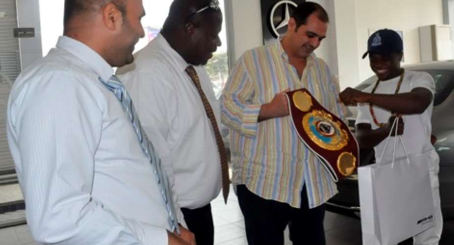 Silver Star Pledges Support For Boxing As Dogboe Visits Company