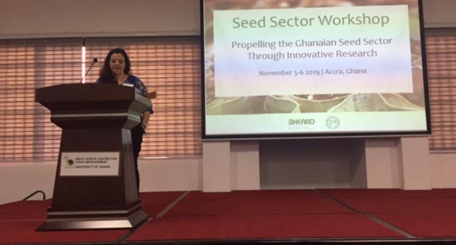 USAID Ghana Agriculture Team Leader  Global Food Security Strategy Country Coordinator, Amber Lily Kenny Delivering Remarks