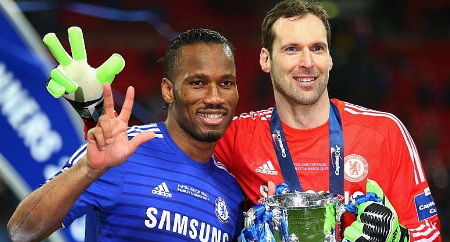 Drogba Pays Tribute To Petr Cech After Confirming His Retirement At End Of The Season