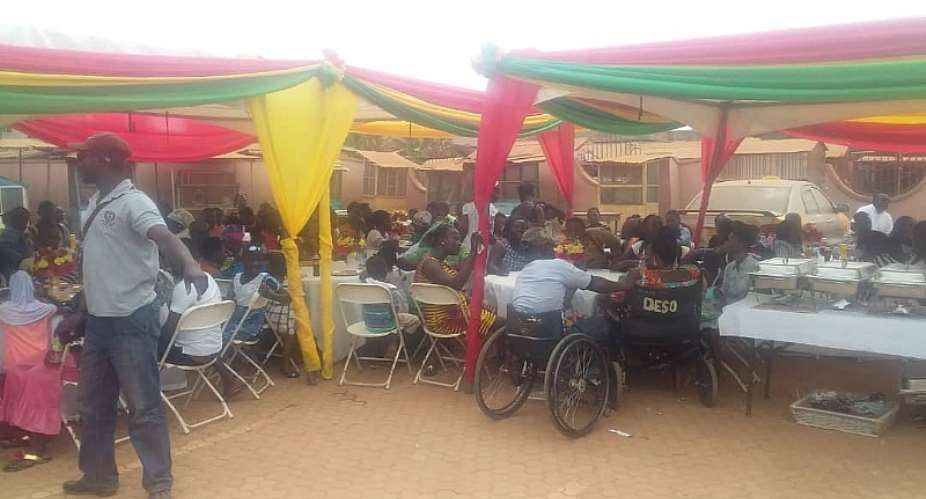 Asokwa PWDs Pray For Service With Love