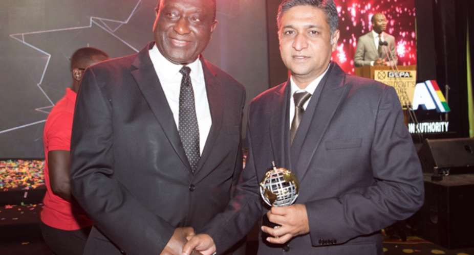 Mr. Arun Patil, Managing Director- West Africa, Cresta Group, Right, With Hon. Alan Kyerematen, Trade  Industry Minister Of Ghana