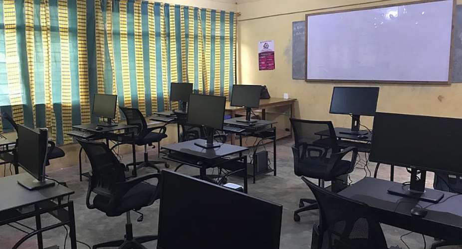 ICT Center handed over to Akropong Anglican JHS