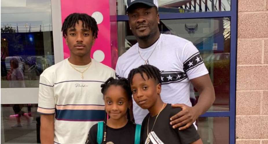 ‘I’m focusing on my children’ – Asamoah Gyan on whether he’ll marry again