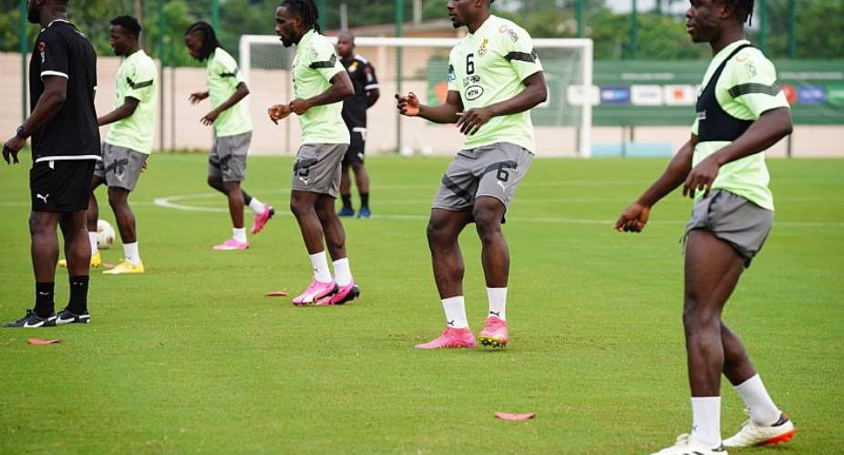 2023 AFCON: Mohammed Kudus Trains With Black Stars Teammates Ahead Of ...